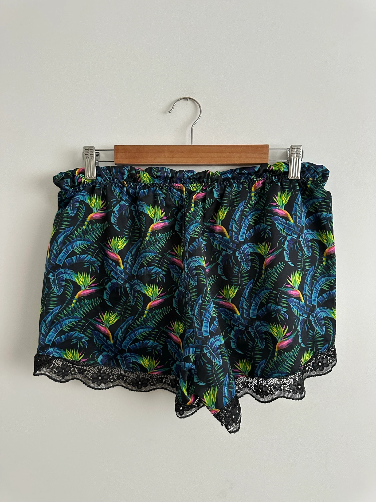 Short de pijama satén tropical Inside Girls M (Con encaje) – photo 5